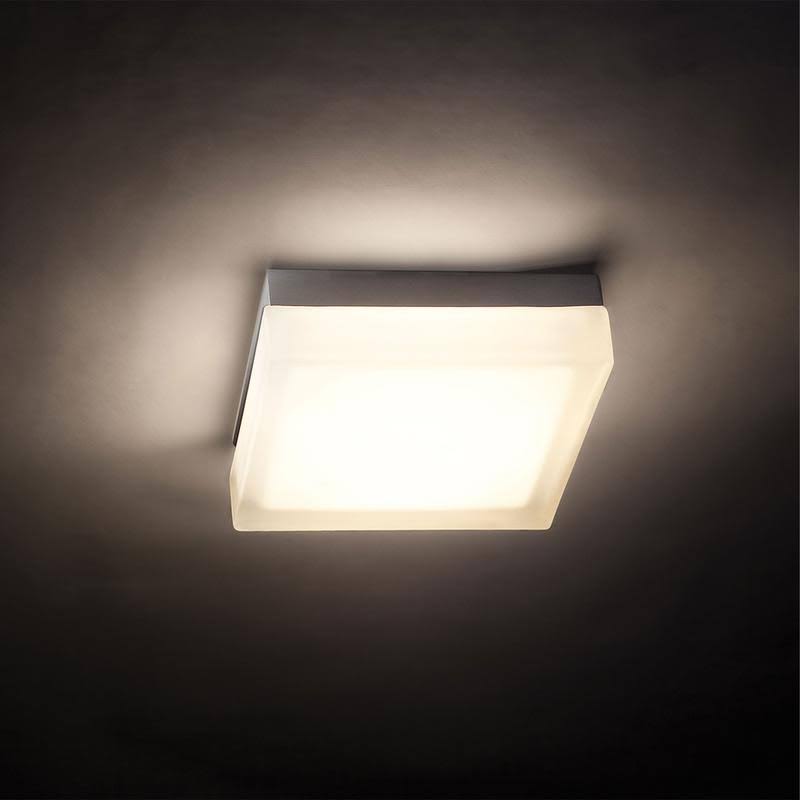 Titanium LED Square Flush Mount U393