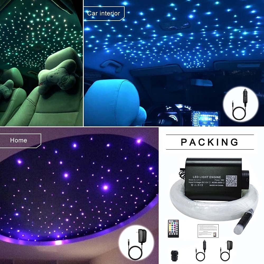 Bluetooth LED Fiber Optic Light Star Ceiling Kits 450pcs Z2484