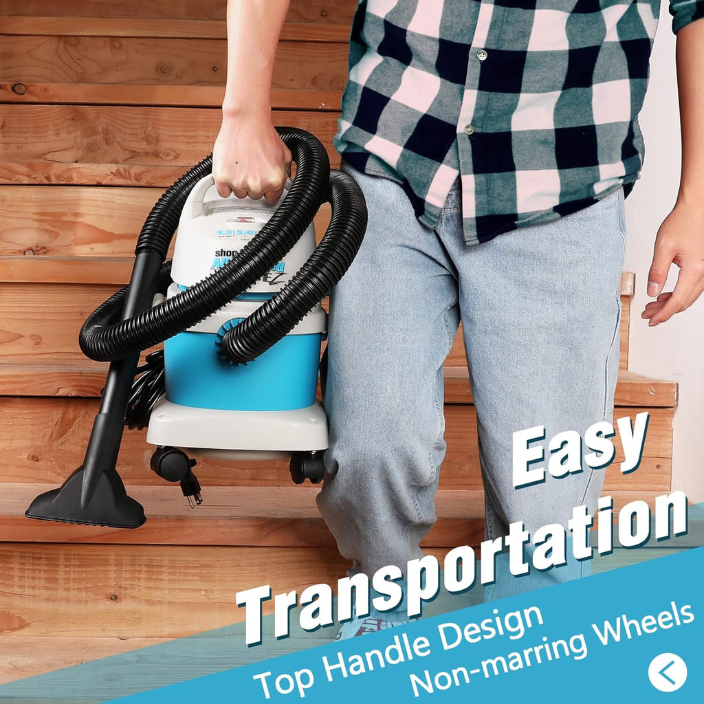 1.5 Gallon 2.0 Peak HP Wet/Dry Vacuum with Wall Bracket B387101