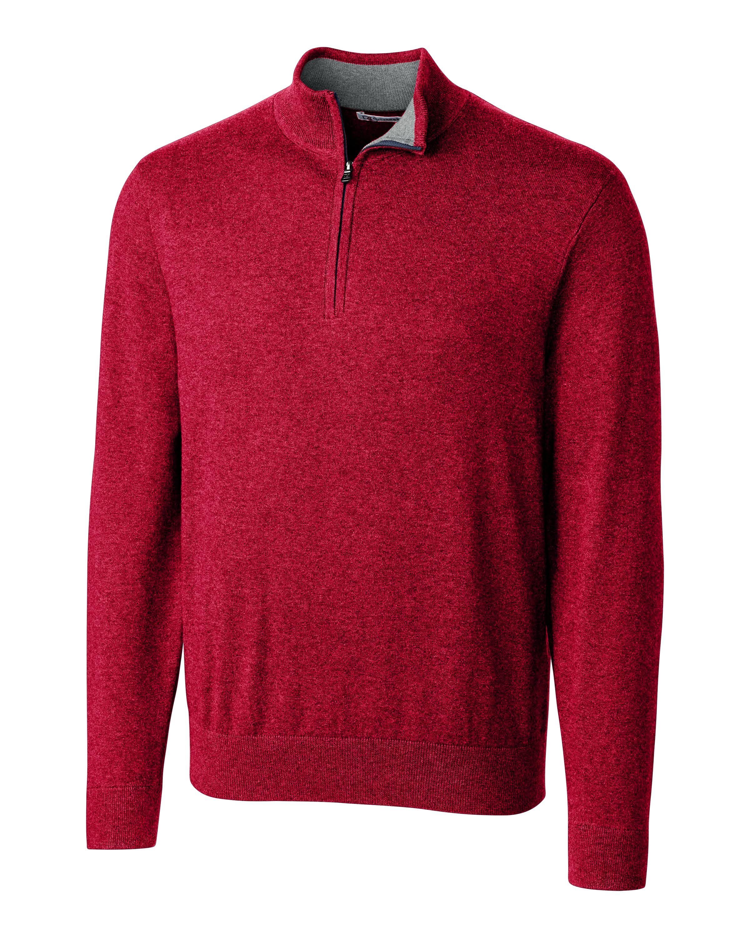 Cardinal Red Half-Zip I519