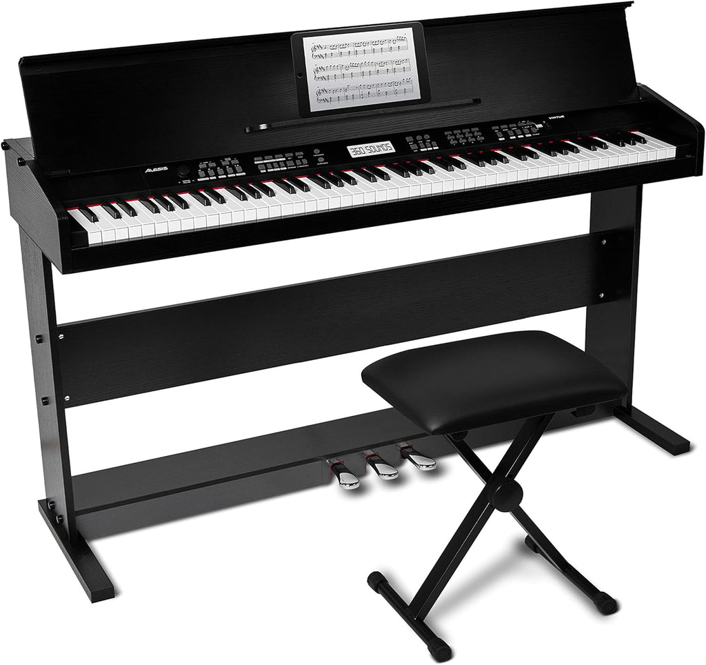 88-Key Digital Piano with Velocity-Sensitive Keys and Built-In Speakers K668591