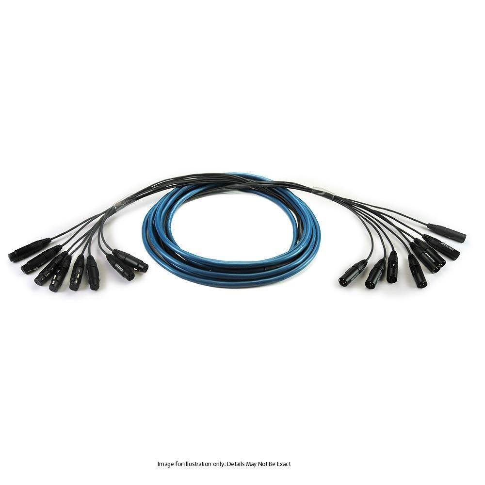 6-Channel XLR Female to XLR Male Fanout Snake Cable M4121