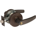 7 Line Keyed Entry Storeroom Door Lever Set Oil Rubbed Bronze P149