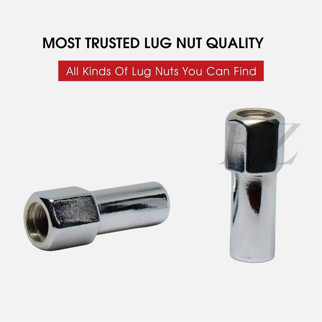 Open End Mag Lug Nut 1/2"-20 with Center Washer Set of 20 Pcs Y32179
