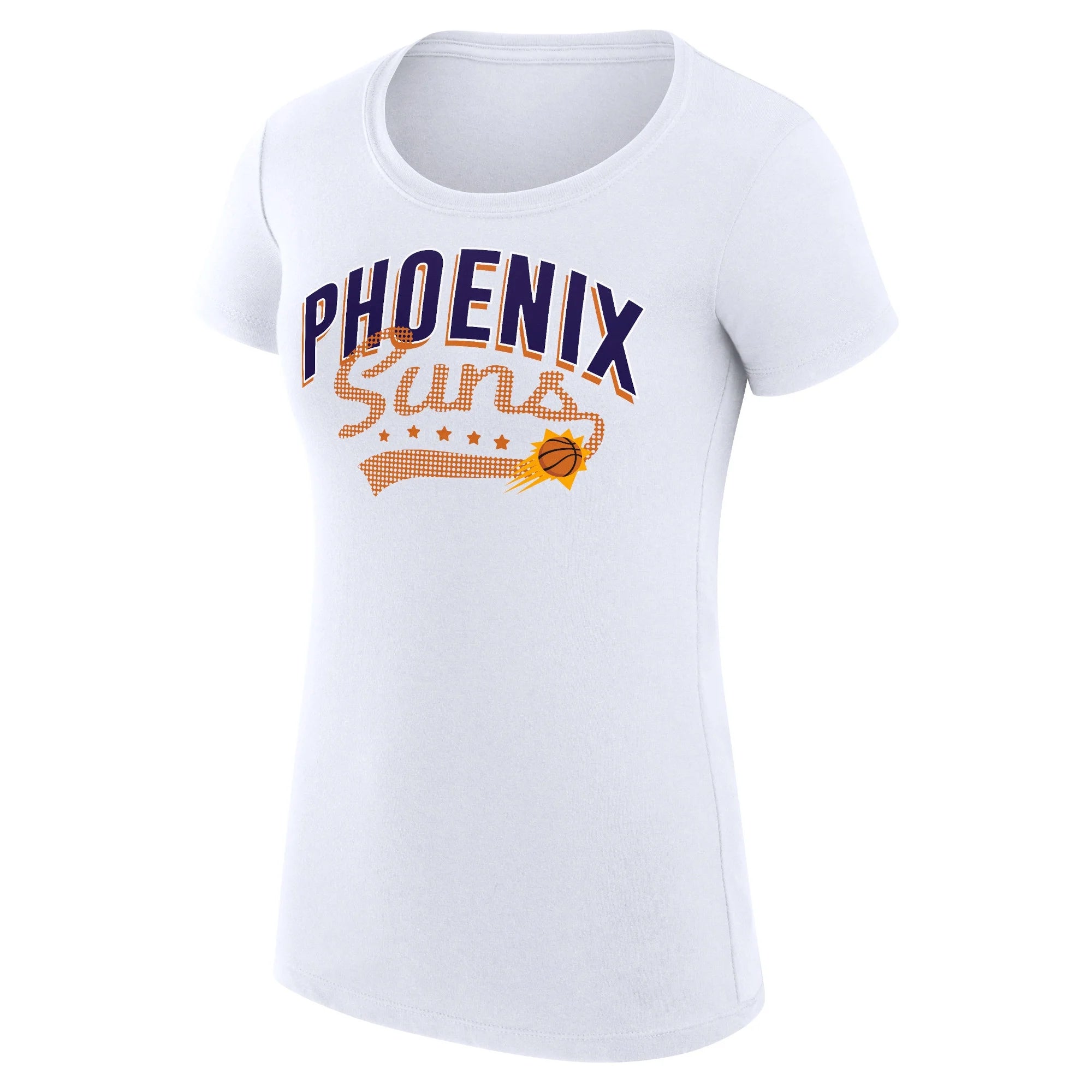 White Phoenix Suns Fitted T-Shirt N601