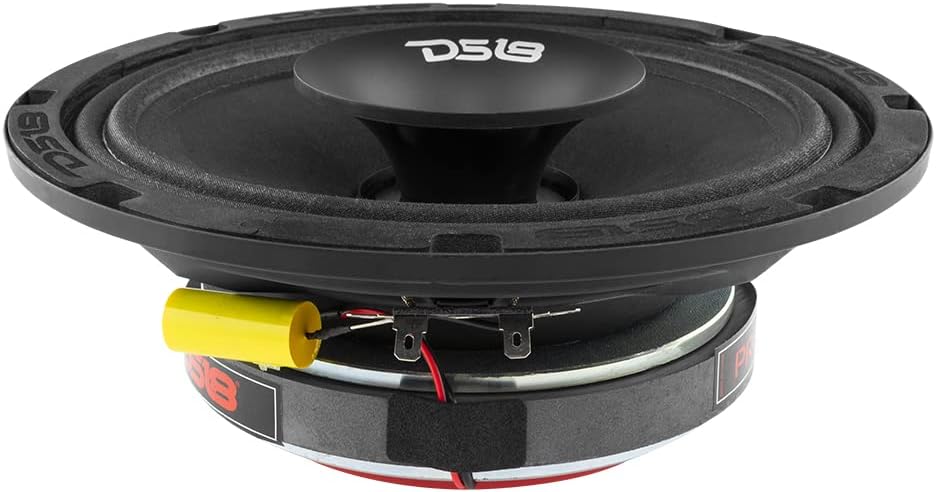 8 Inches Shallow Hybrid Mid-Range Car Audio Loudspeaker, 400W Max, 200W RMS, 4 Ohms, Pack of 2 M136968