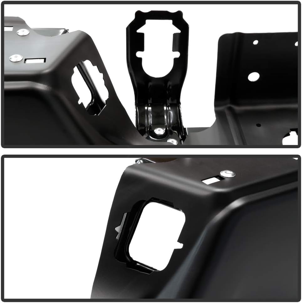 Black Steel Rear Step Bumper N39632