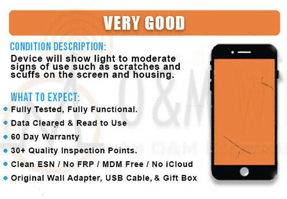 Black 128GB Factory Unlocked Cell Phone H74000