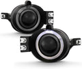 Smoked Lens LED Halo Projector Fog Lights Lamps Assembly for 2002-2008 Dodge Ram 1500 J475893