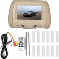 7in 12v ABS 800 X 480 Car Headrest Monitor MP5 Video Media Player Y386