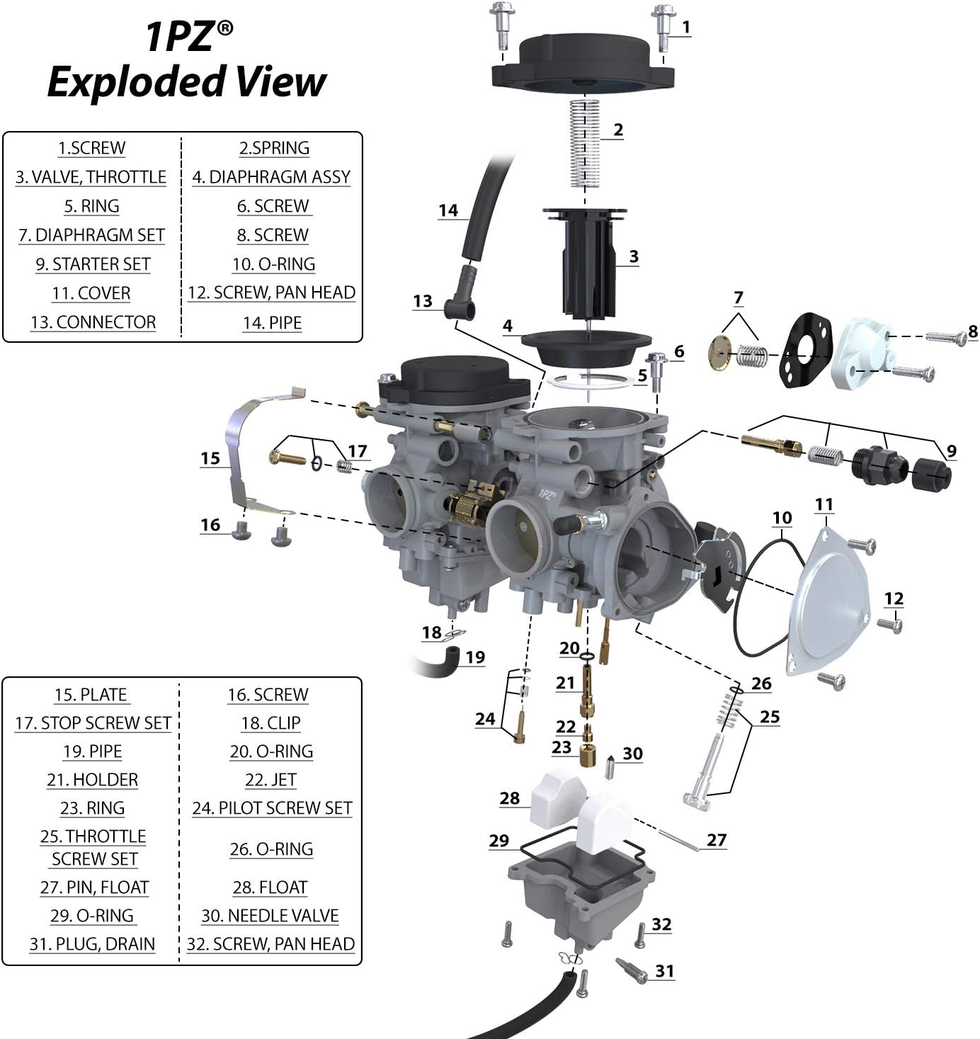 Carburetor Carb Replacement Pack of 2 R9006