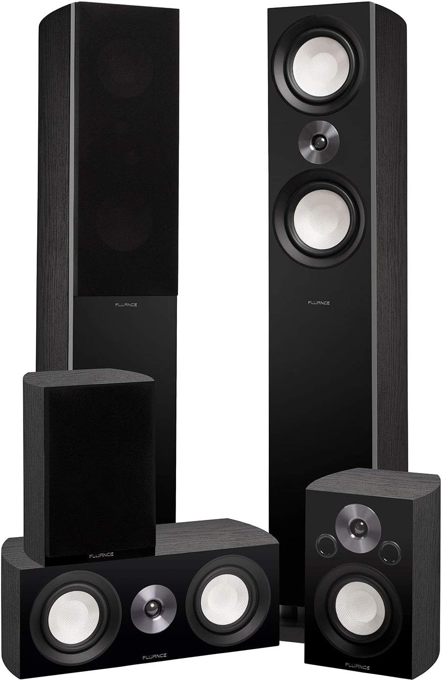 5.0 Channel Surround Sound Speaker System Walnut A641