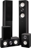 5.0 Channel Surround Sound Speaker System Walnut A641