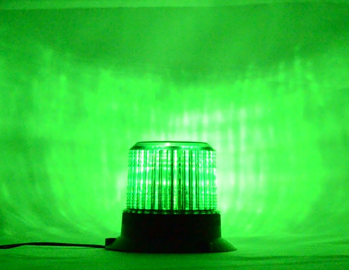 GREEN 110V 120V AC 1/2"NPT PIPE MOUNT LED STEADY-ON WARNING LIGHT Pack of 2 Y417637