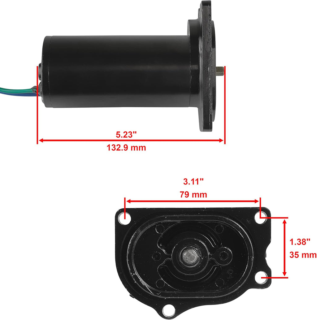 Tilt Trim Motor 12V 2 Wire Mercury Marine Outboard 20 50 25HP 50HP B27971