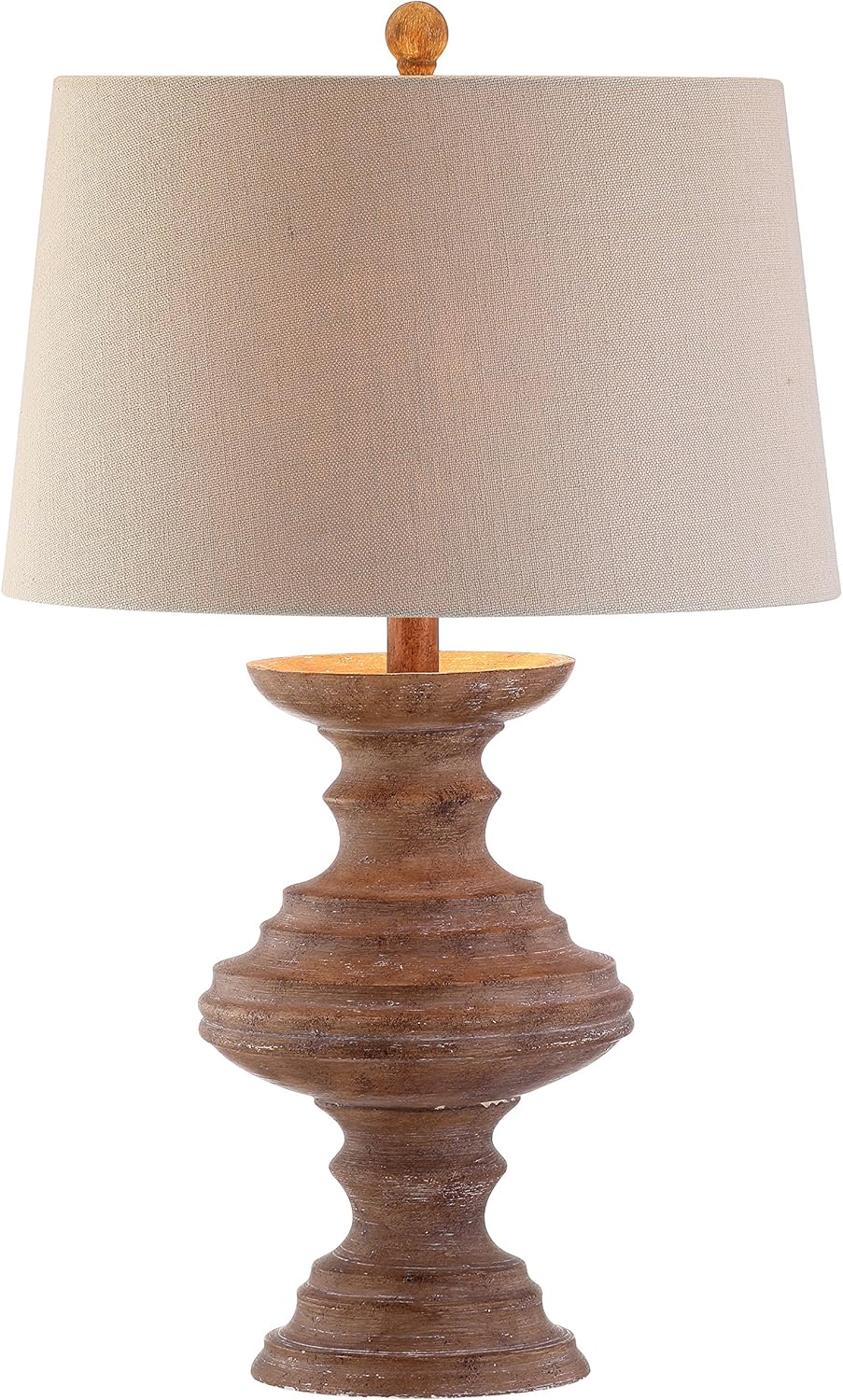 Brown Resin LED Table Lamp Q617