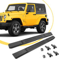 Running Boards for 2007-2018 Jeep Wrangler JK 4 Door Side Step Armor Blade Nerf Bars Rock Sliders Rail Step Z373684