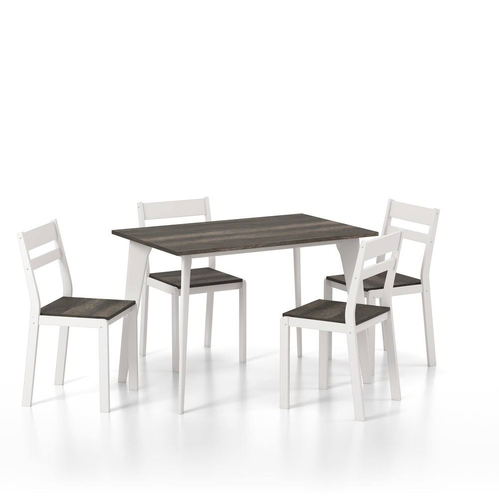 5-Piece Dining Table Set - Grey X33226