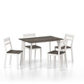 5-Piece Dining Table Set - Grey X33226