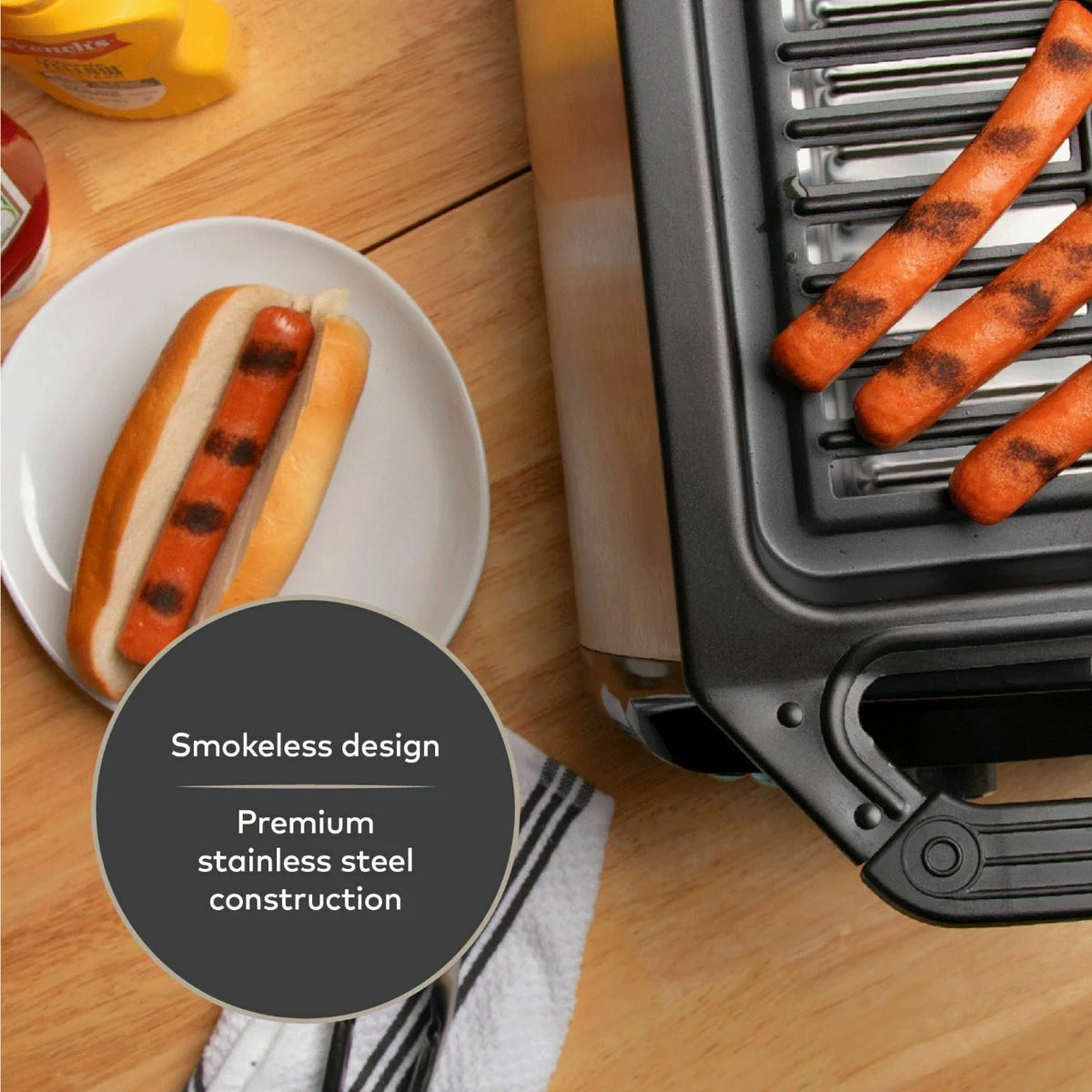Indoor Tabletop Smokeless Infrared Grill P1328