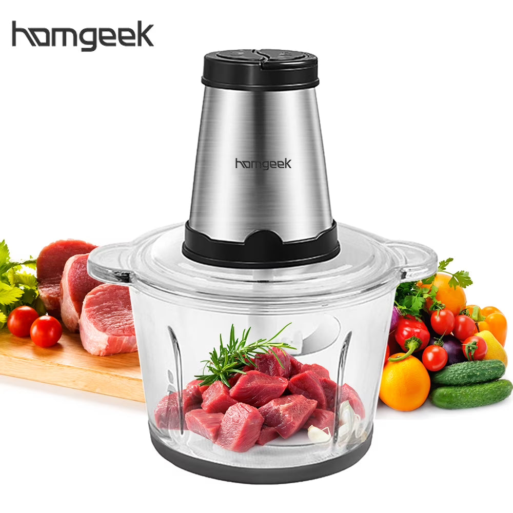 Stainless Steel 2L Electric Meat Grinder Blender X237374