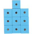 10 Pcs Magnetic Wooden Building Blocks J269135