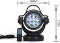 Remote Control LED Searchlight Marine Boat Portable 360 Degrees Rotating 9-32V Work Light R193
