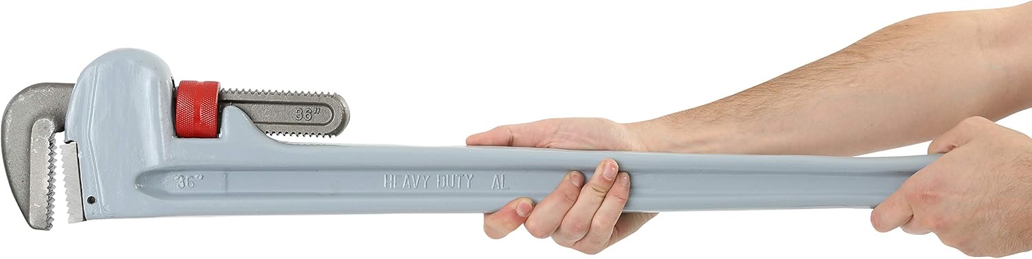 Aluminum Adjustable Pipe Wrench, 36 Inch, Pack of 2 X61748