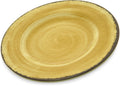 Amber Round Melamine Salad Plate - 12/Case Q6076