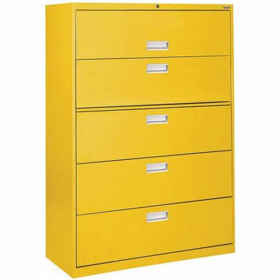 Blue 5-Drawer File Cabinet R91483