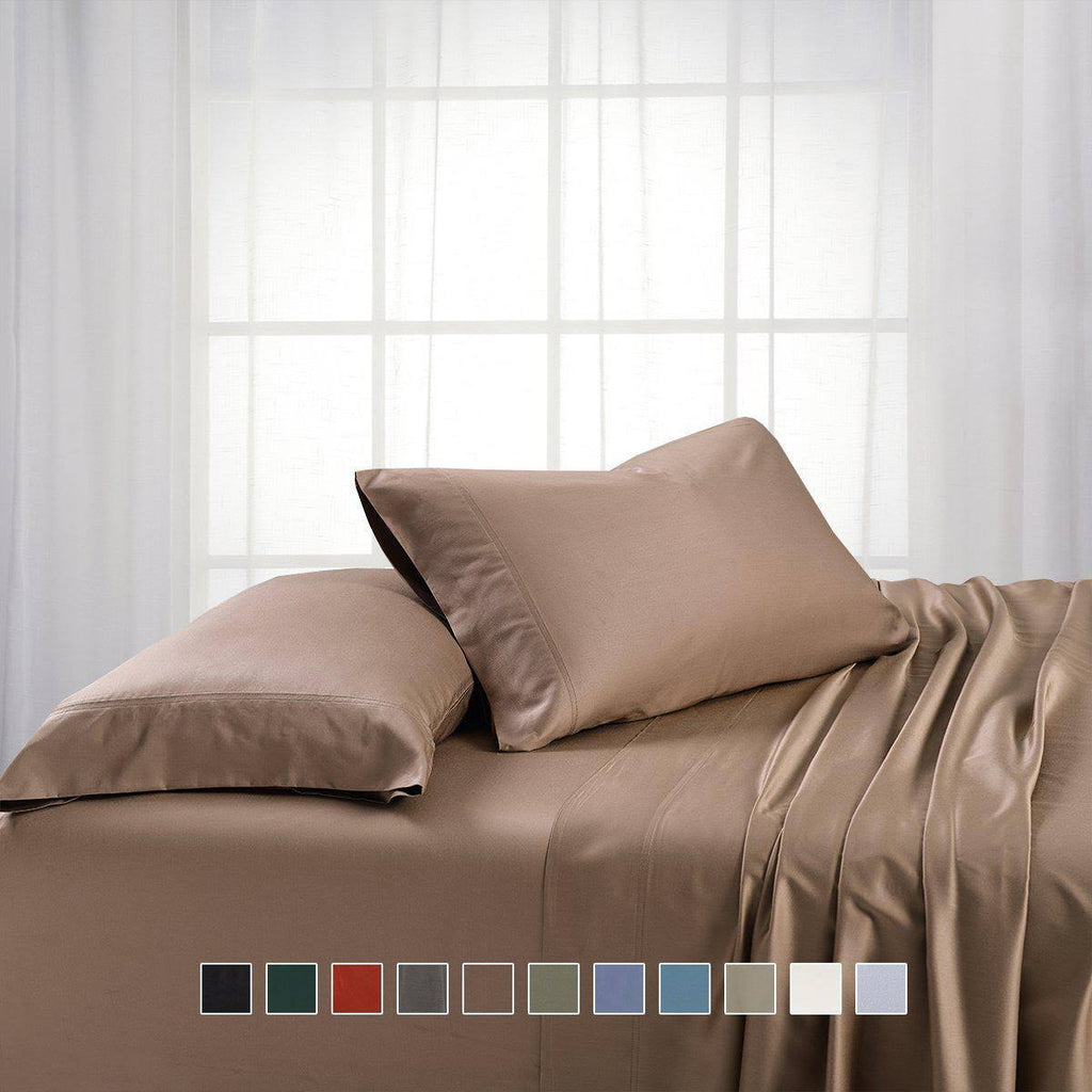 Split King Bamboo Hybrid Charcoal Bed Sheets F807546