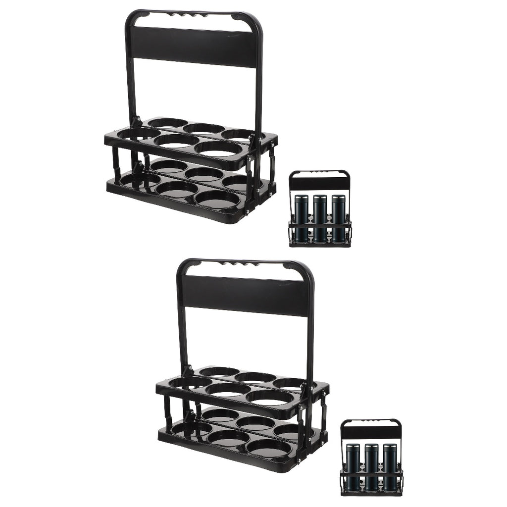 2pcs Sports Bottle Holder Water Bottle Rack Carrier Storage Holder Z66034