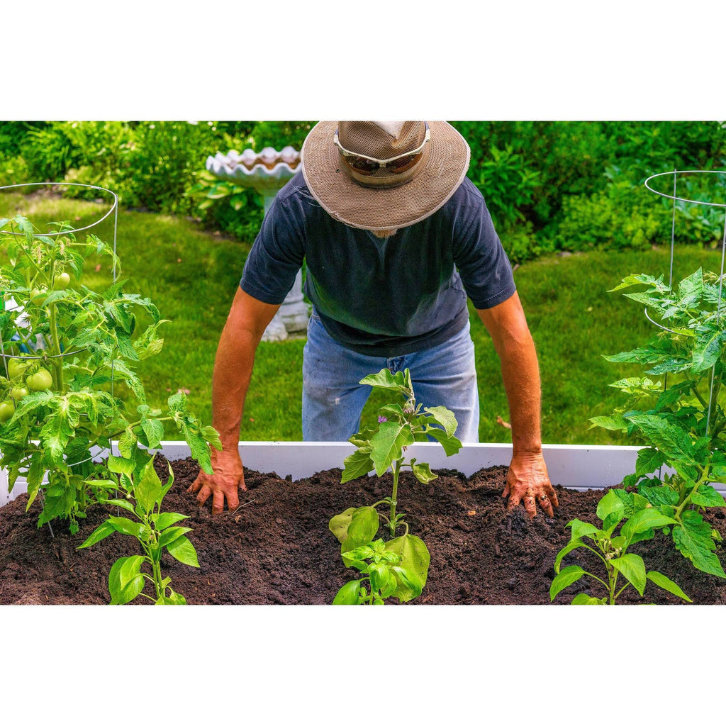 22.5x22 Vinyl Raised Garden Bed White K818314