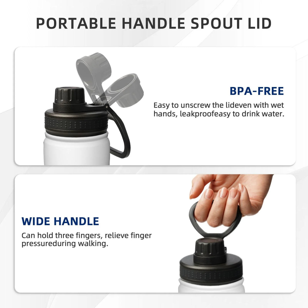 18OZ Insulated Stainless Steel Water Bottle B81913