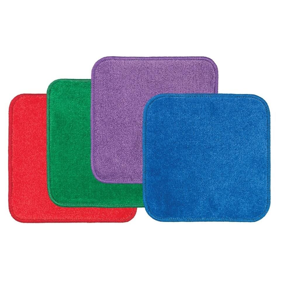 Multicolor Set of 12 Seating Squares F857021