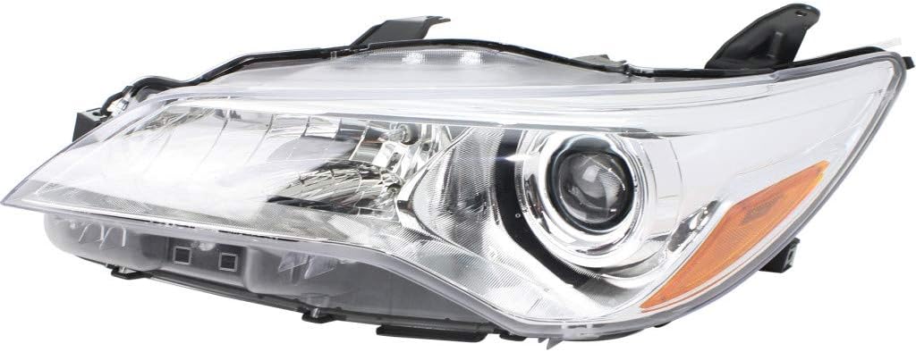 Toyota Camry 2015 2016 2017 Driver Side Halogen Headlight Assembly H650379