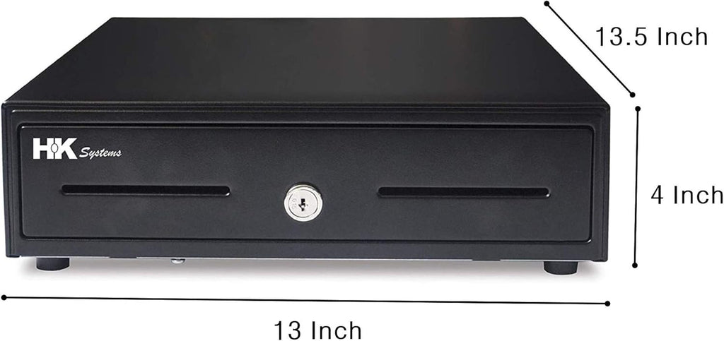 Heavy Duty Black Push Open Cash Drawer with Metal Bracket V7880