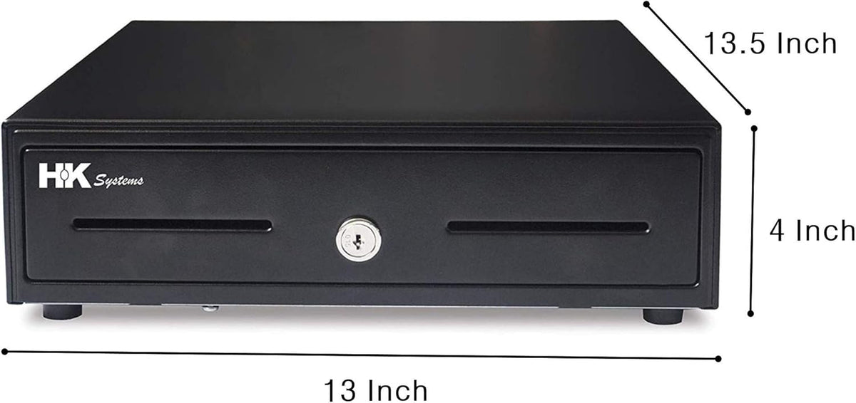 Heavy Duty Black Push Open Cash Drawer with Metal Bracket V7880