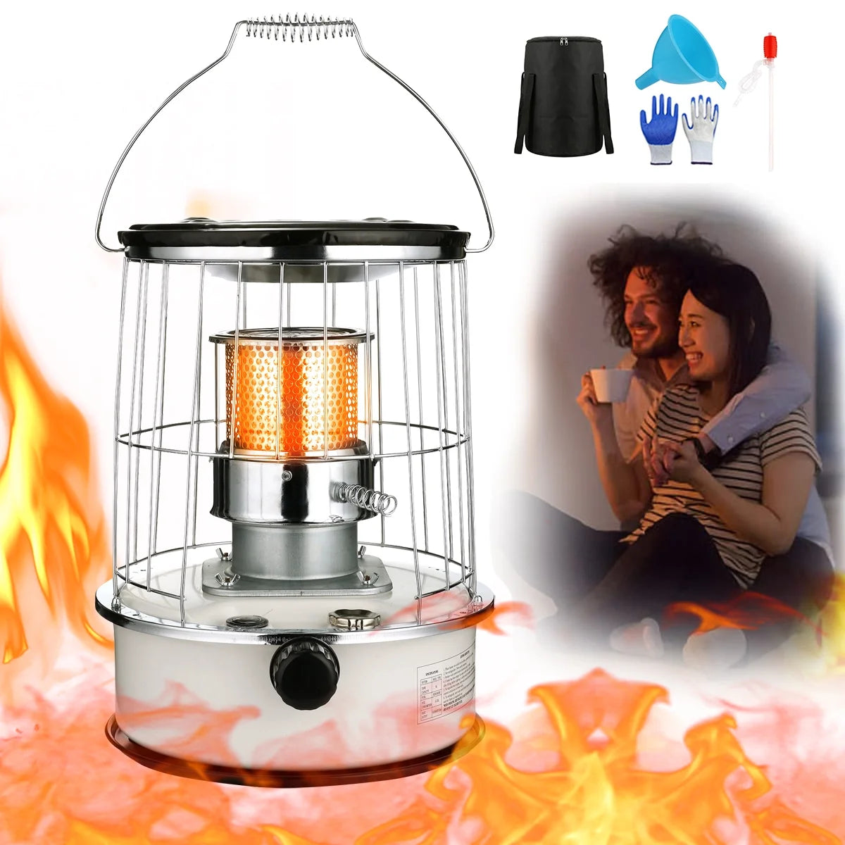 Portable Kerosene Heater with Adjustable Handle, 6L H1148