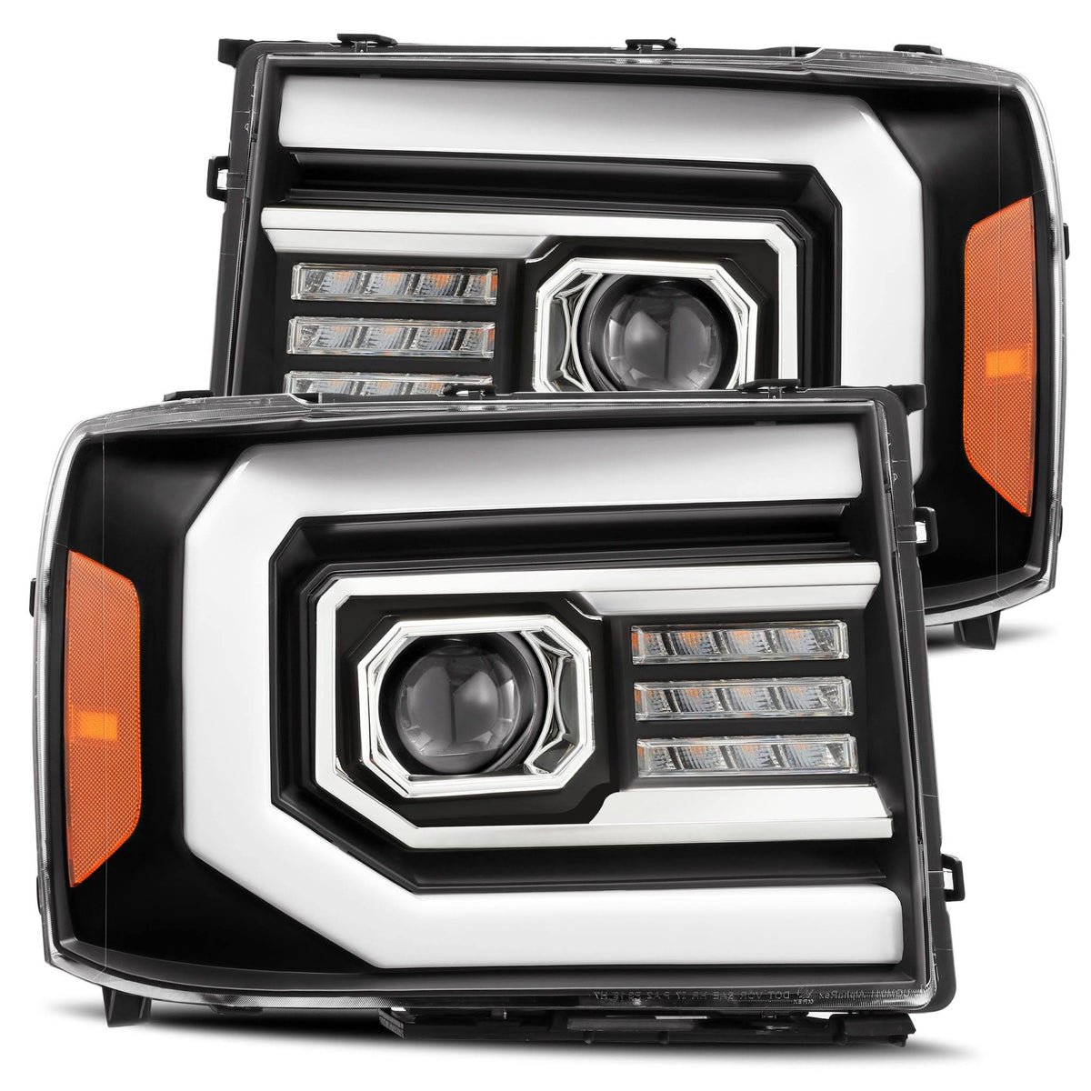 Projector Headlights Black D153