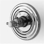 Satin Brass Thermostatic Trim Plate with Handle S4717