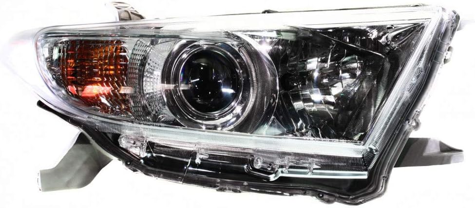 Passenger Side Headlight Assembly for Toyota Highlander 2010 Sport Model R4130