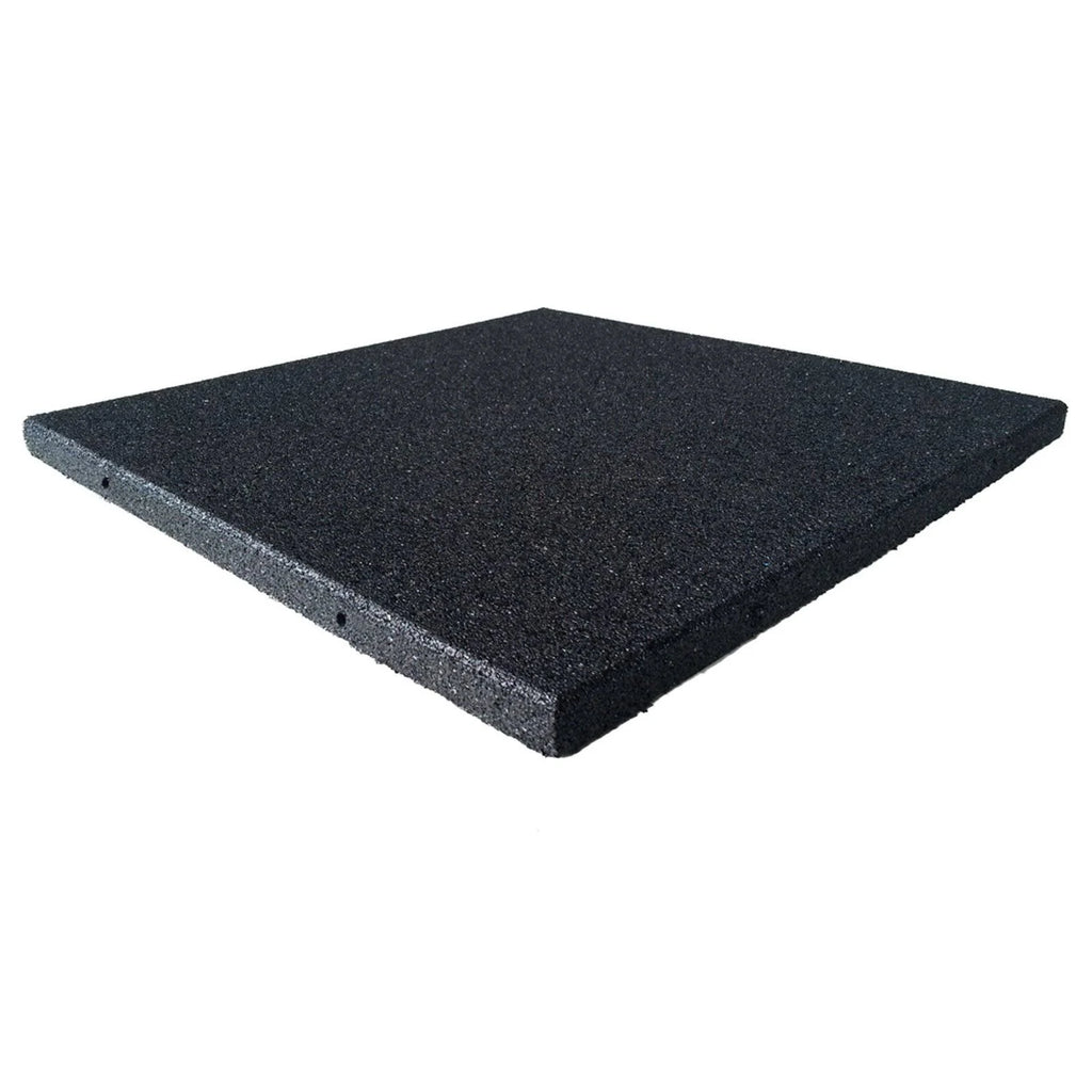 Interlocking Rubber Flooring Tiles, Coal, 3 Pack, 20 x 20 x 1 in. I3227
