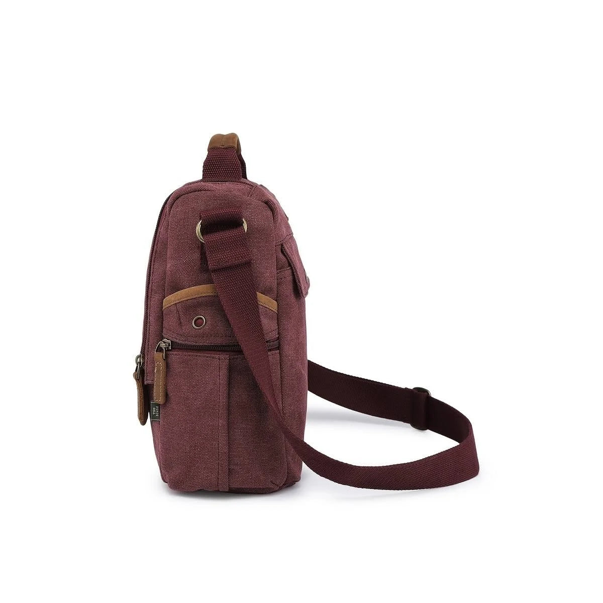 Grey Canvas Crossbody C582