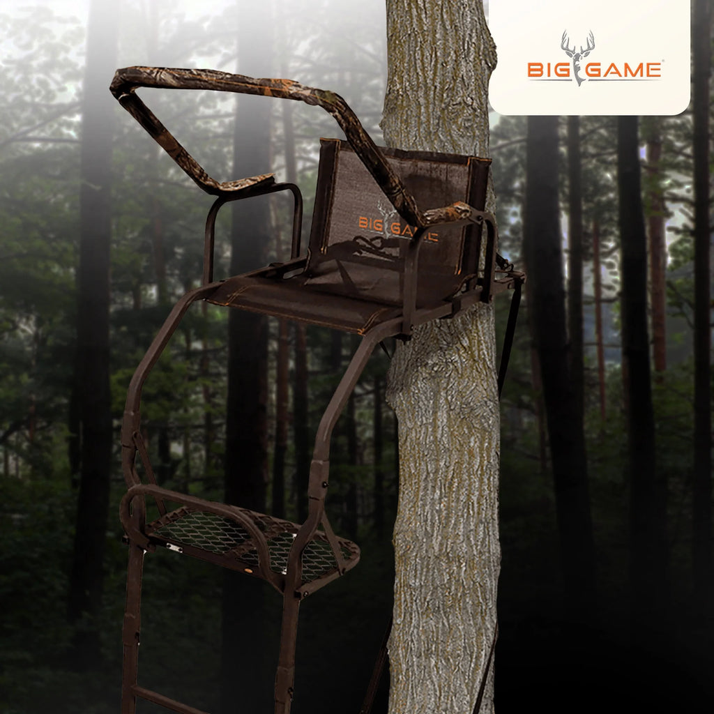 17' Lightweight Portable Hunting Tree Stand Ladder I28676