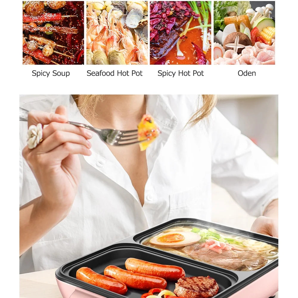 Electric Grill Pan 2L 1200W Barbecue Machine S806818