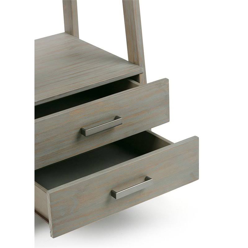 4 Shelf Ladder Bookcase in Gray I2745