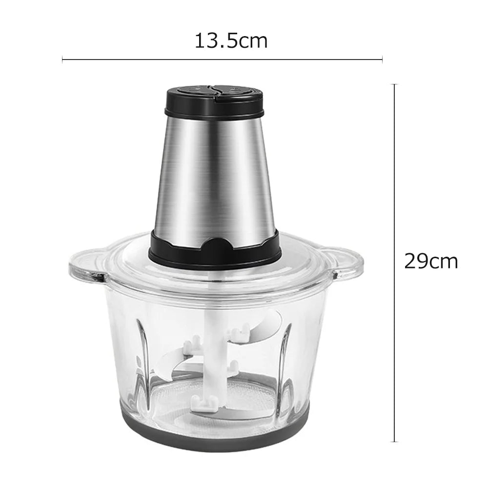 Stainless Steel 2L Electric Meat Grinder Blender X237374