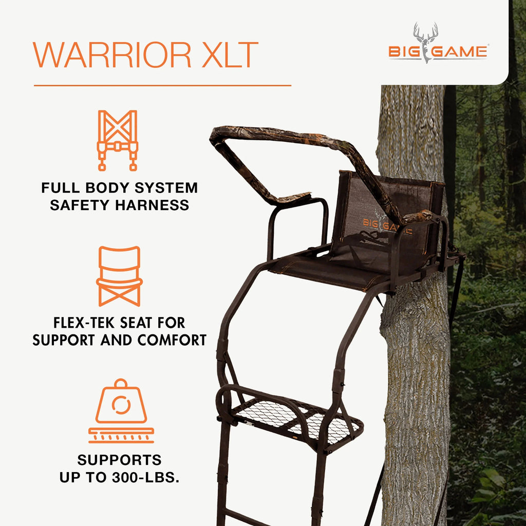 17' Lightweight Portable Hunting Tree Stand Ladder I28676