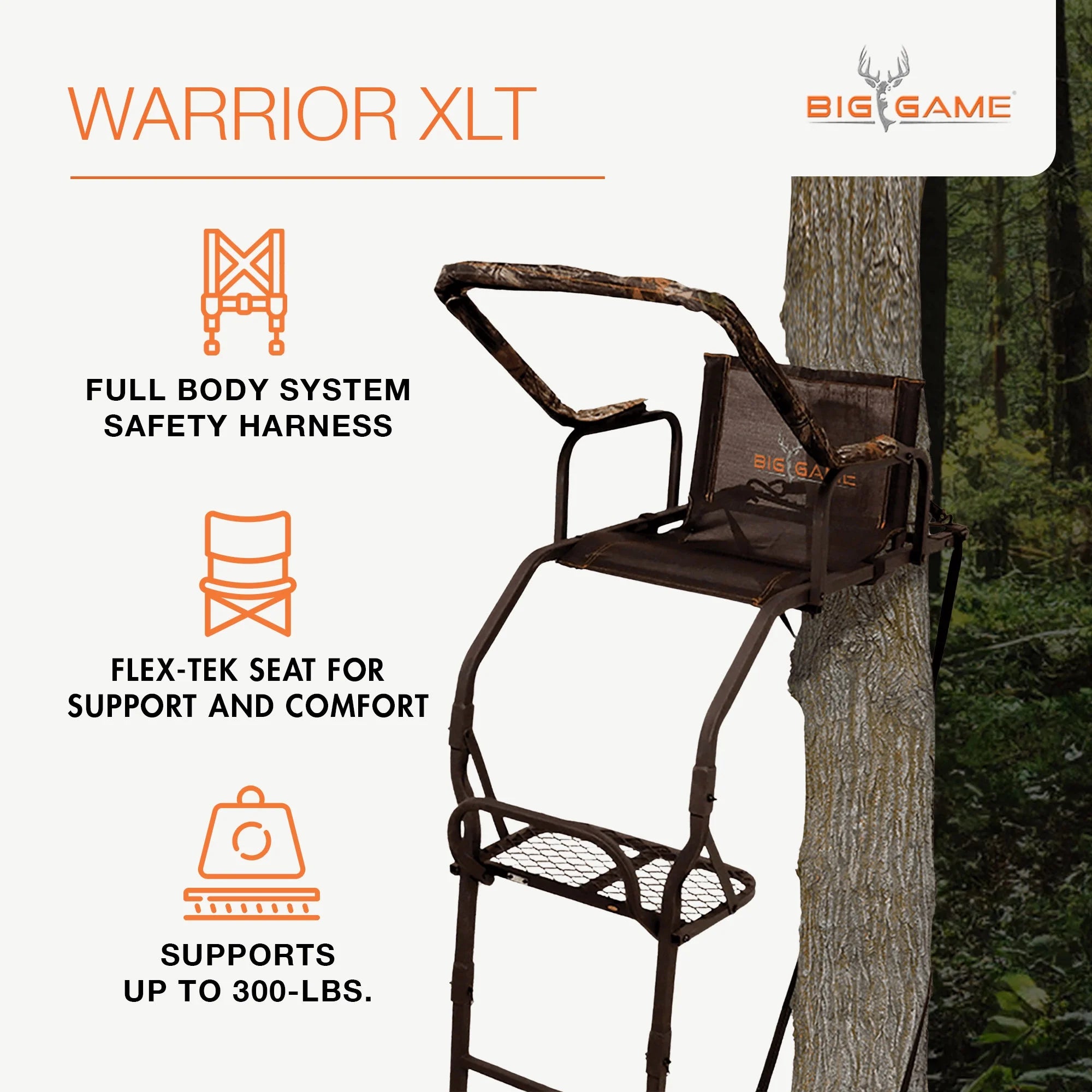 17' Lightweight Portable Hunting Tree Stand Ladder I28676